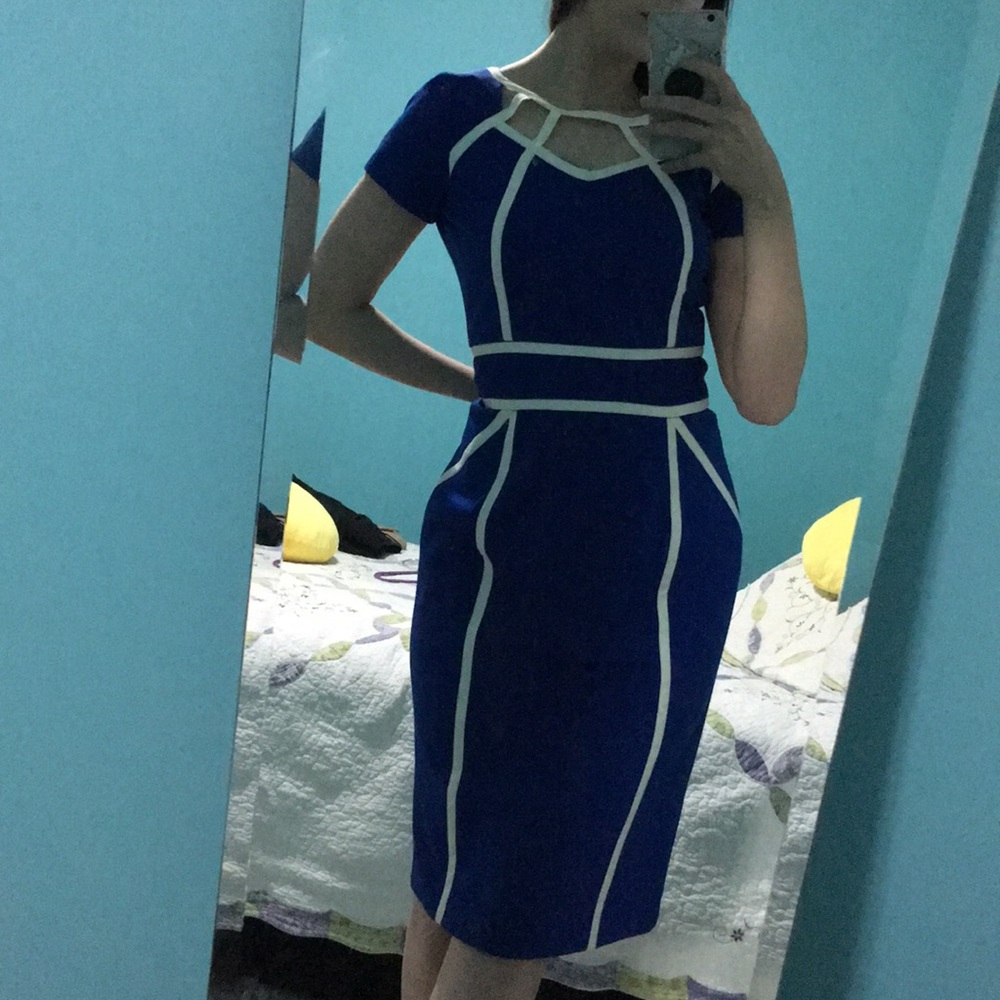 Blue dress
